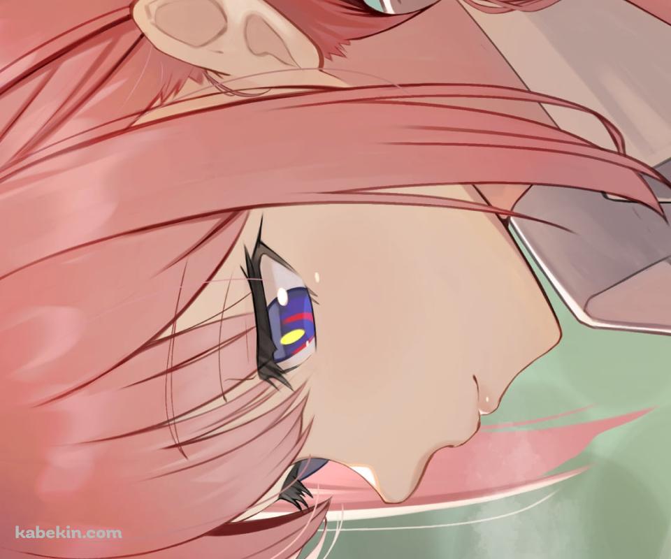 クリスマスツリーを模した緑のアイスを見つめる花譜 / バーチャルYouTuber / VtuberのAndroidの壁紙(960px x 800px) スマホ用