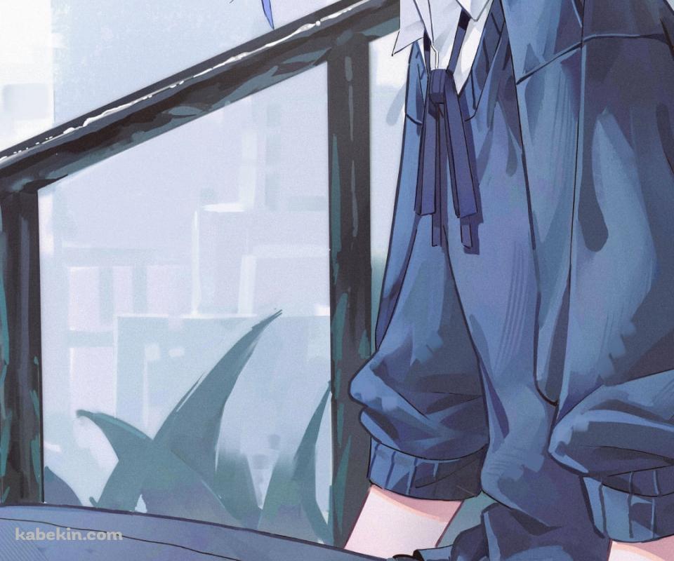 階段に座っている山田リョウ / ぼっち・ざ・ろっく!のAndroidの壁紙(960px x 800px) スマホ用