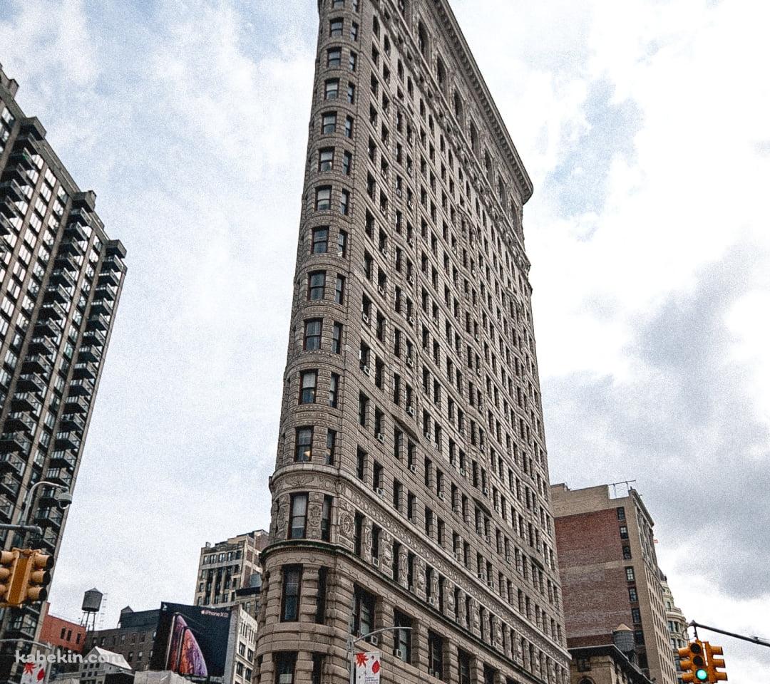 フラットアイアンビルディング / アメリカ合衆国ニューヨーク市マンハッタン区5番街 / Flatiron Building / USAのAndroidの壁紙(1080px x 960px) スマホ用