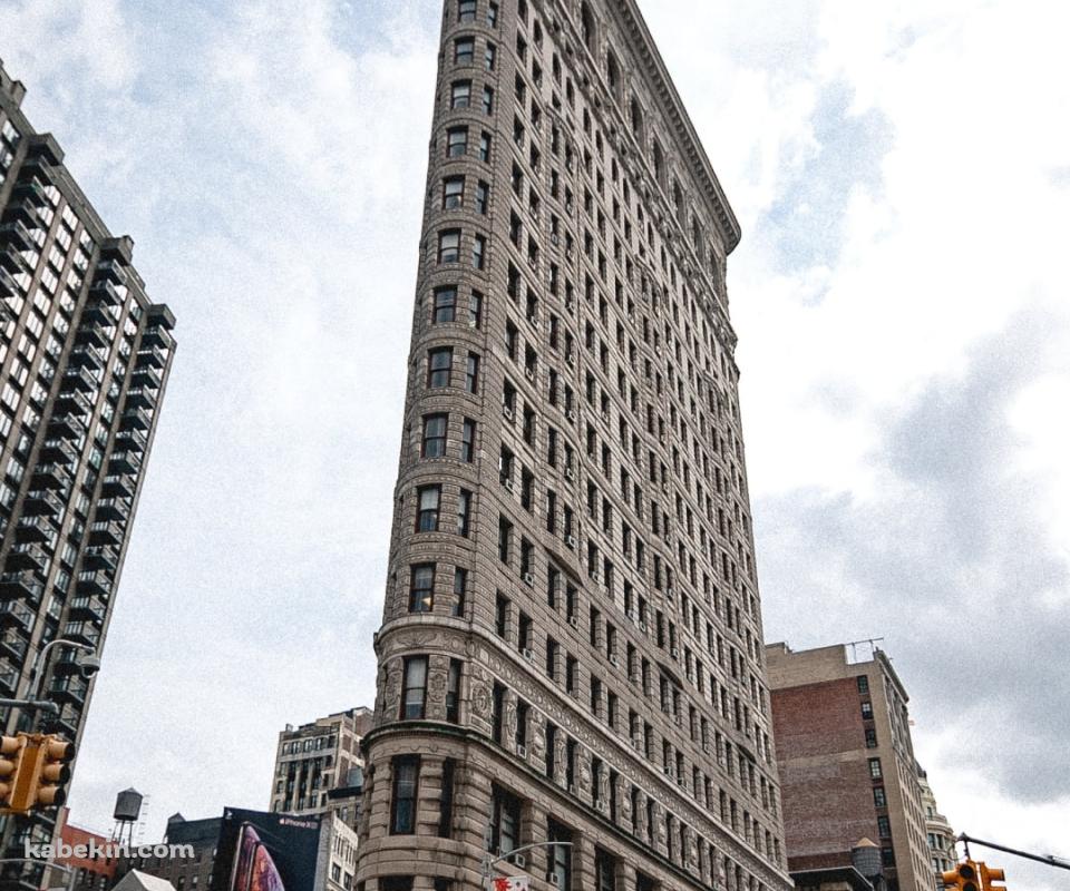 フラットアイアンビルディング / アメリカ合衆国ニューヨーク市マンハッタン区5番街 / Flatiron Building / USAのAndroidの壁紙(960px x 800px) スマホ用