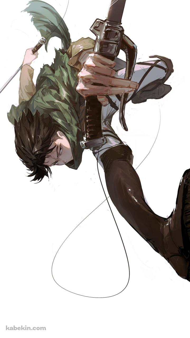 疾走感のあるかっこいいリヴァイ / 進撃の巨人のAndroidの壁紙(720px x 1280px) スマホ用