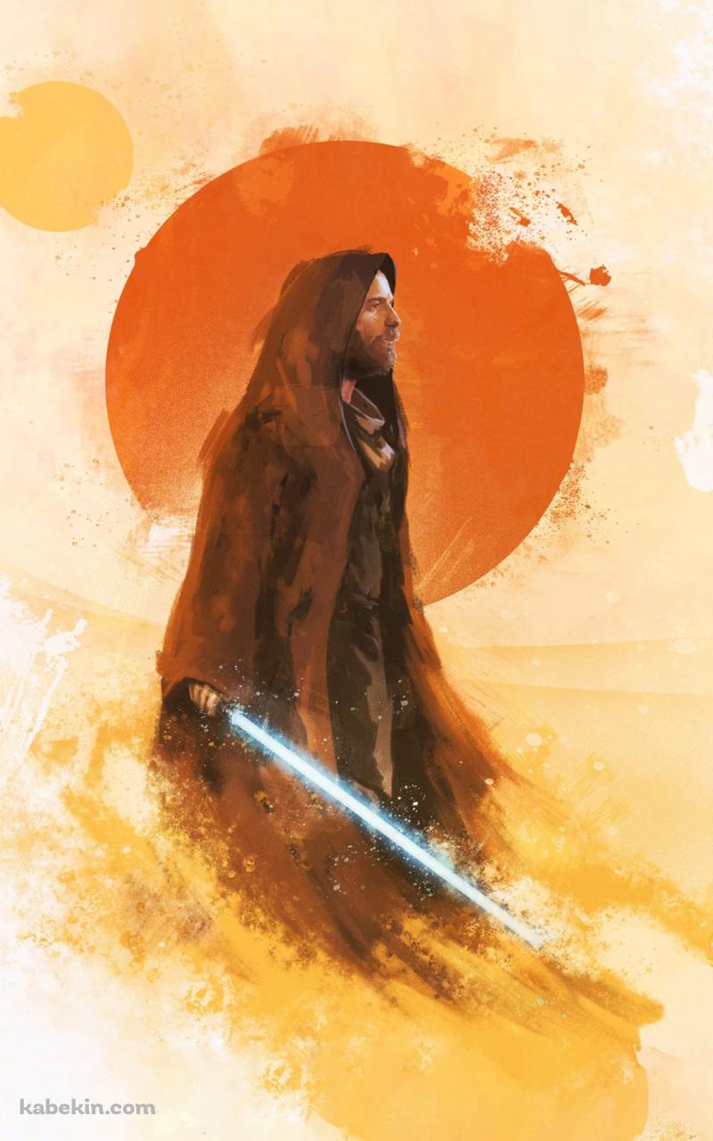 オビ=ワン・ケノービ / スター・ウォーズ / Obi Wan Kenobi / STAR WARSのAndroidの壁紙(800px x 1280px) スマホ用