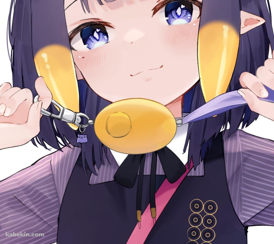 防犯ブザーを持つ一伊那尓栖 / ホロライブ / バーチャルYouTuber / VtuberのAndroidの壁紙(1080px x 960px) スマホ用