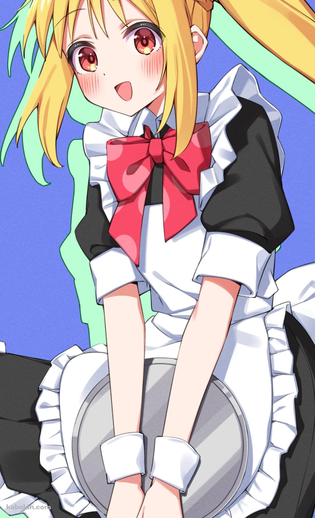 メイド姿の伊地知虹夏 / ぼっち・ざ・ろっく!のAndroid用のスマホ壁紙