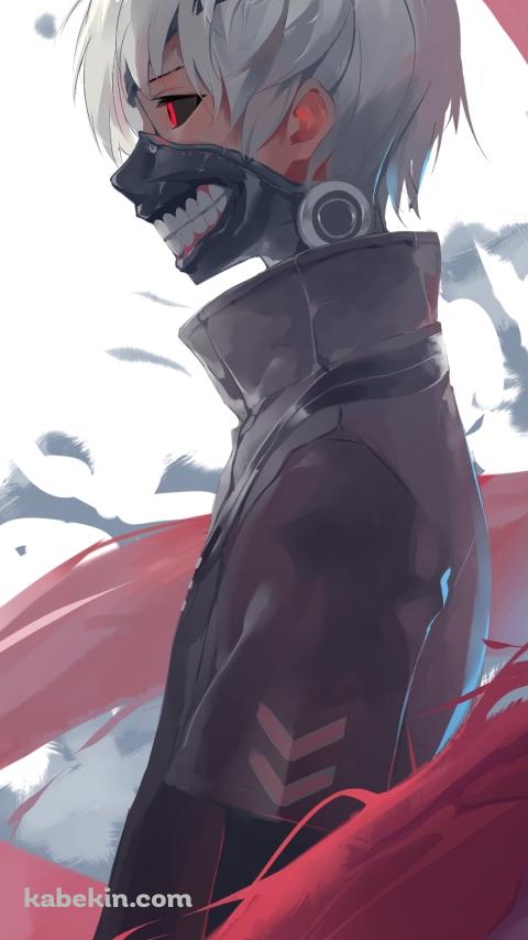 側面から見るかっこいい金木研 / 東京喰種のAndroidの壁紙(480px x 854px) スマホ用