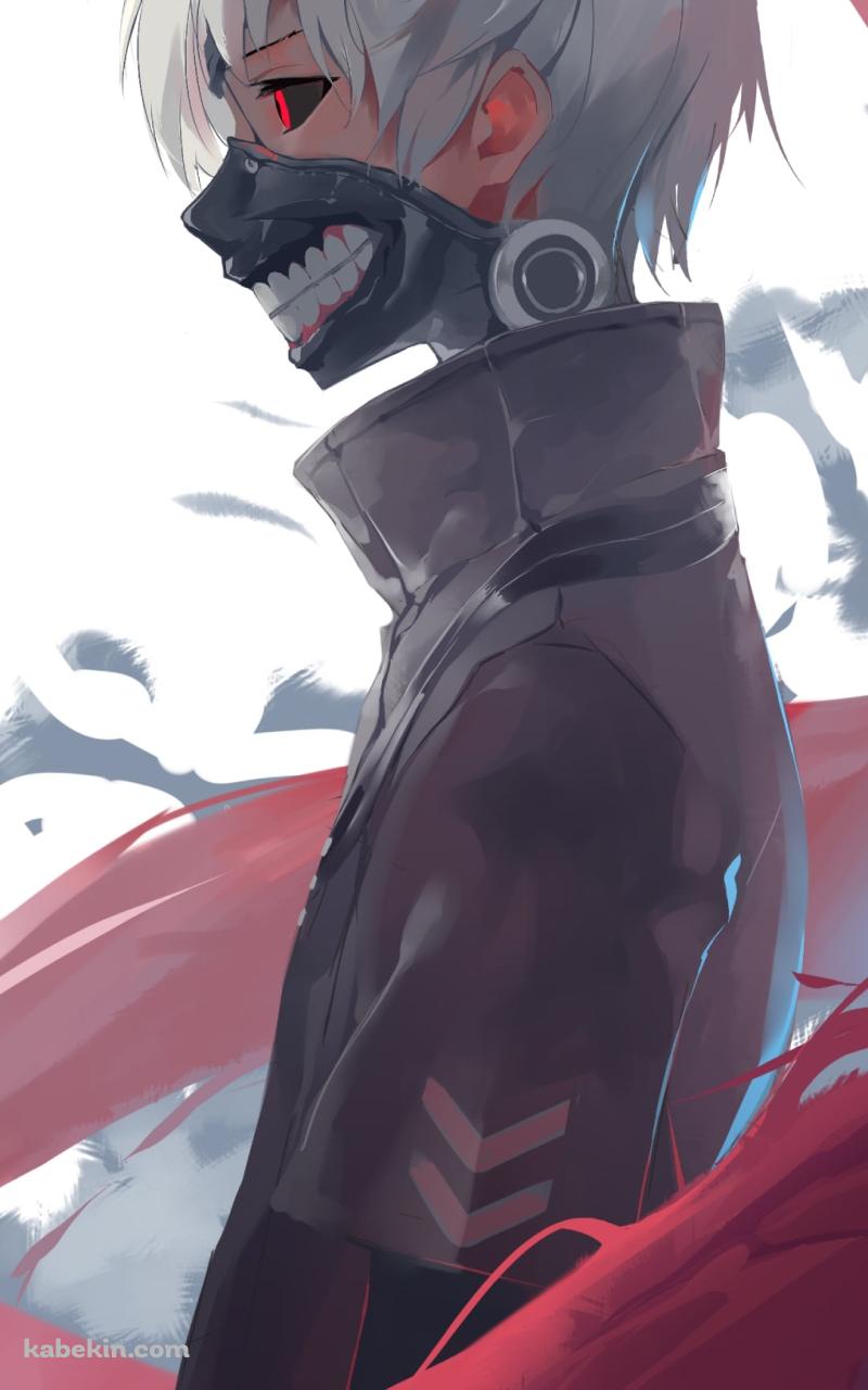 側面から見るかっこいい金木研 / 東京喰種のAndroidの壁紙(800px x 1280px) スマホ用