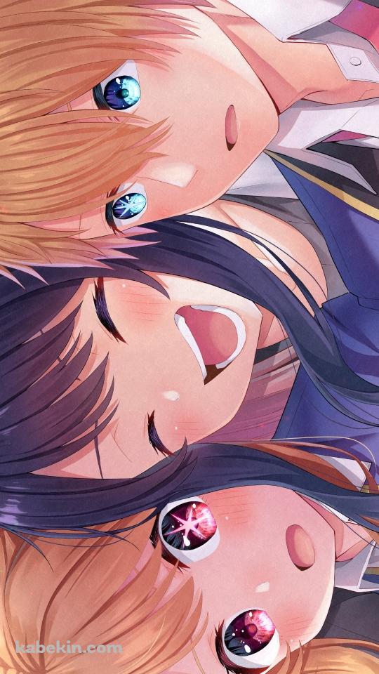 星野ルビーと星野アクアを抱く星野アイ / 推しの子のAndroidの壁紙(540px x 960px) スマホ用