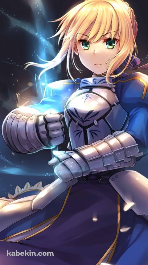 透明の剣を持つプニプニのセイバー / アルトリア・ペンドラゴン / FateのAndroidの壁紙(480px x 854px) スマホ用
