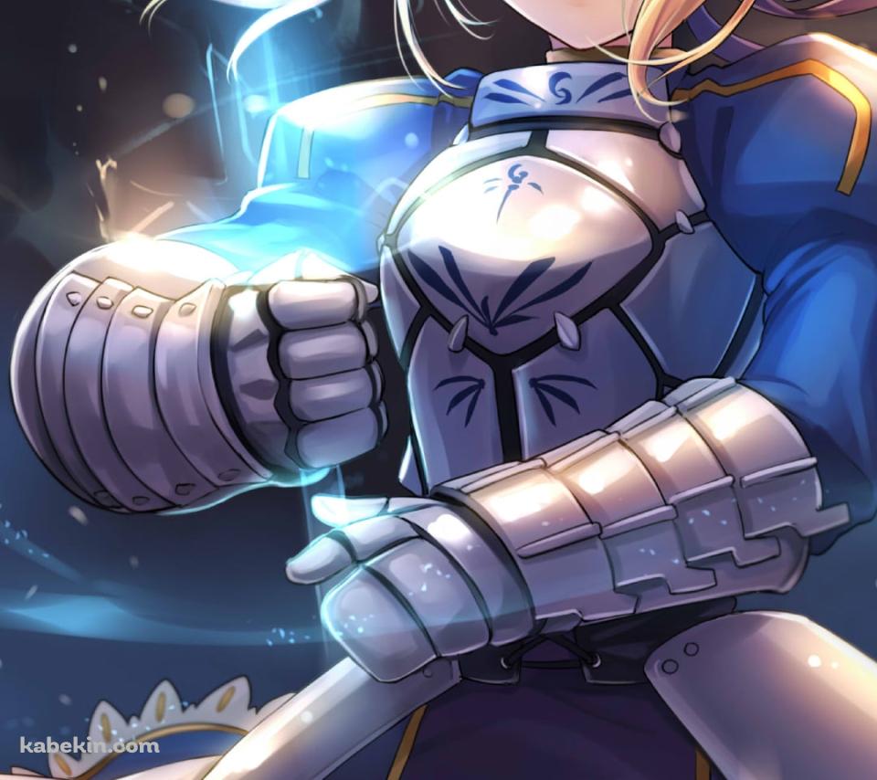 透明の剣を持つプニプニのセイバー / アルトリア・ペンドラゴン / FateのAndroidの壁紙(960px x 854px) スマホ用
