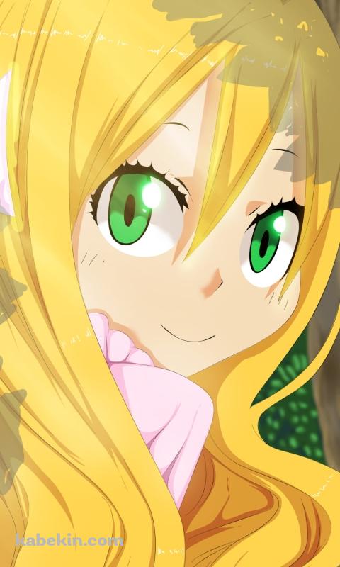 こちらに振り返るメイビス・ヴァーミリオン / フェアリーテイルのAndroidの壁紙(480px x 800px) スマホ用