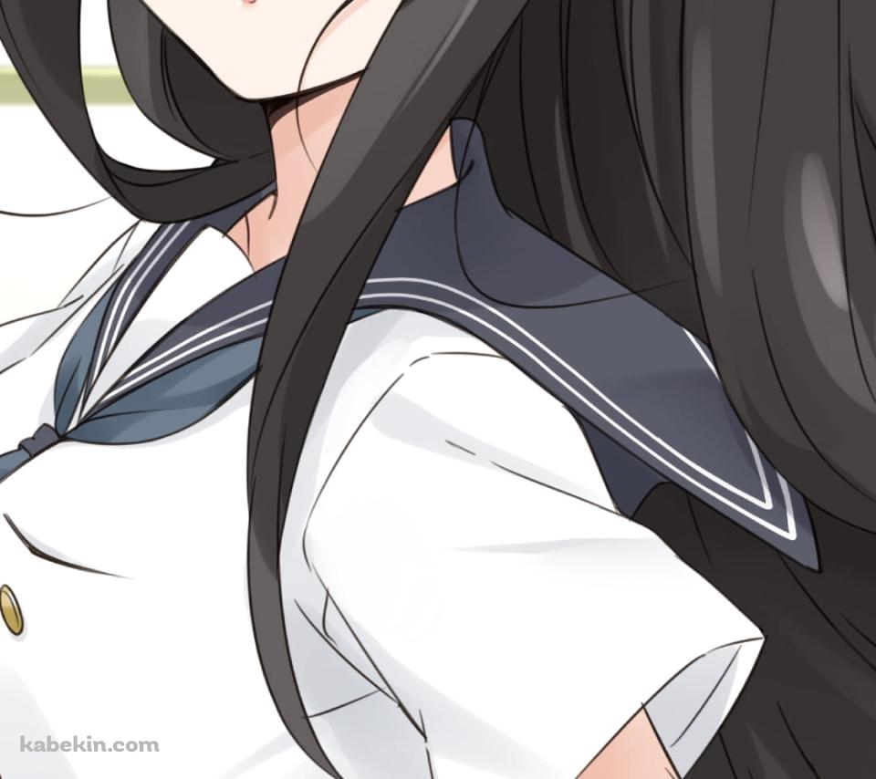 制服を着た千反田える / 学校 / 氷菓のAndroidの壁紙(960px x 854px) スマホ用