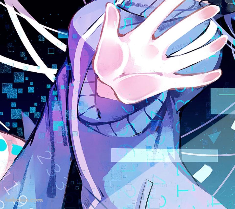 ガラス越しに手をかざすエネ / メカクシティアクターズのAndroidの壁紙(960px x 854px) スマホ用