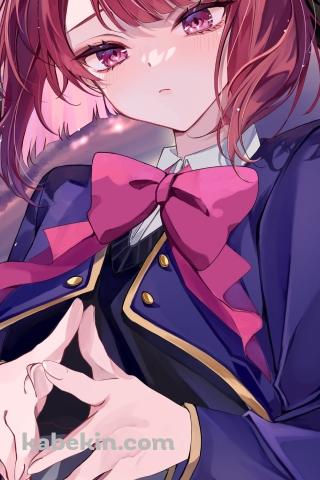 大人びた表情の有馬かな / 推しの子のAndroidの壁紙(320px x 480px) スマホ用