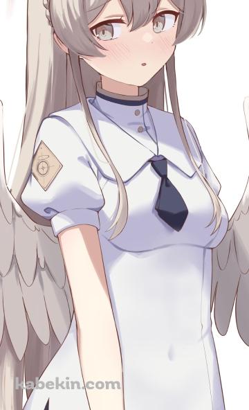照れている桐藤ナギサ / ブルーアーカイブのAndroidの壁紙(360px x 592px) スマホ用