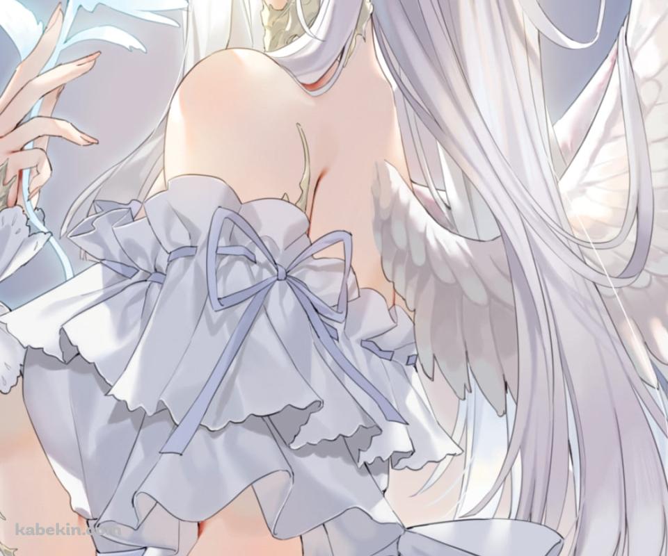 窓辺で白い花を持つアウラ / ファイナルファンタジーXIV: 新生エオルゼアのAndroidの壁紙(960px x 800px) スマホ用