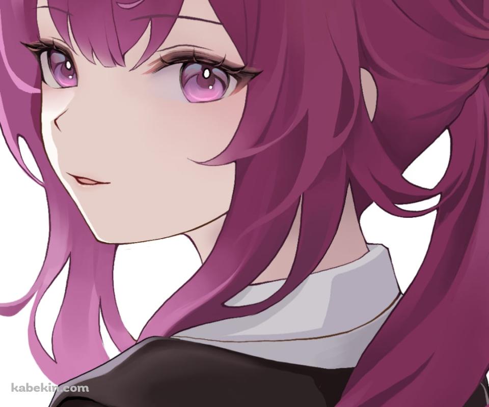 こちらに振り返る可愛いカフカ / 紫の髪色 / 崩壊:スターレイルのAndroidの壁紙(960px x 800px) スマホ用