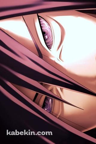 真っ直ぐこちらを見つめるかっこいいうちはマダラ / NARUTOのAndroidの壁紙(320px x 480px) スマホ用