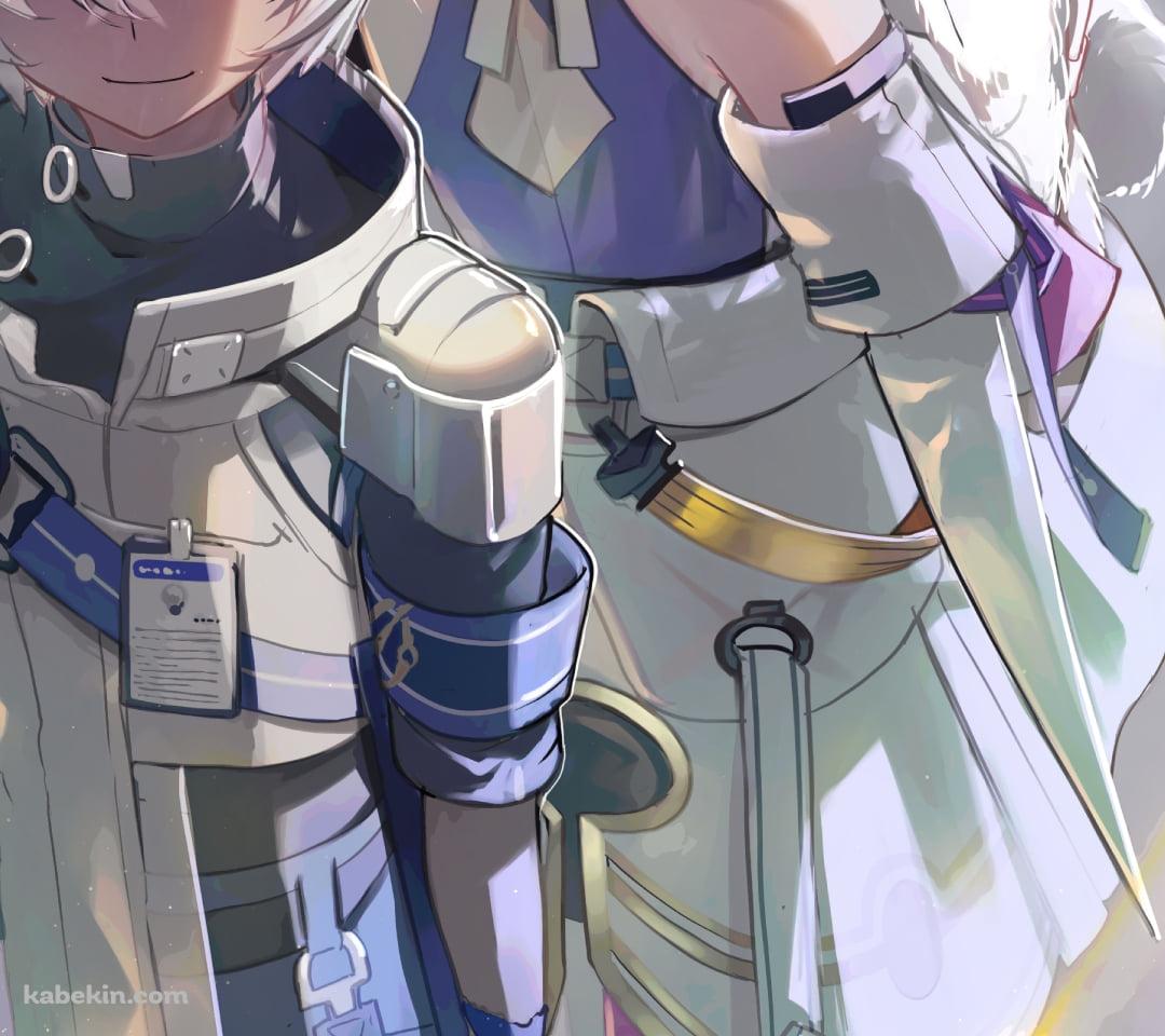 ペペを抱っこするアスターとそれを見るアーラン / 崩壊:スターレイルのAndroidの壁紙(1080px x 960px) スマホ用