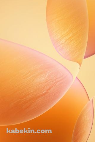 綺麗なオレンジのグラデーションのガラス / Redmi K70 ProのAndroidの壁紙(320px x 480px) スマホ用