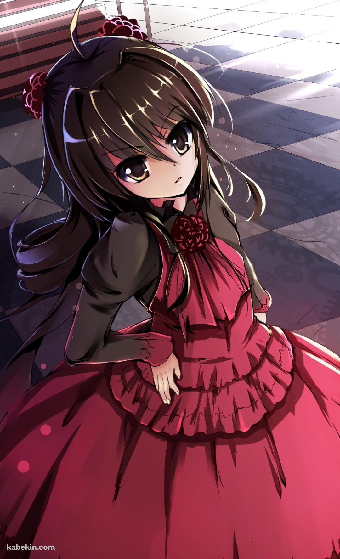 赤いドレスを着たシャナ / 灼眼のシャナのAndroidの壁紙(1080px x 1776px) スマホ用