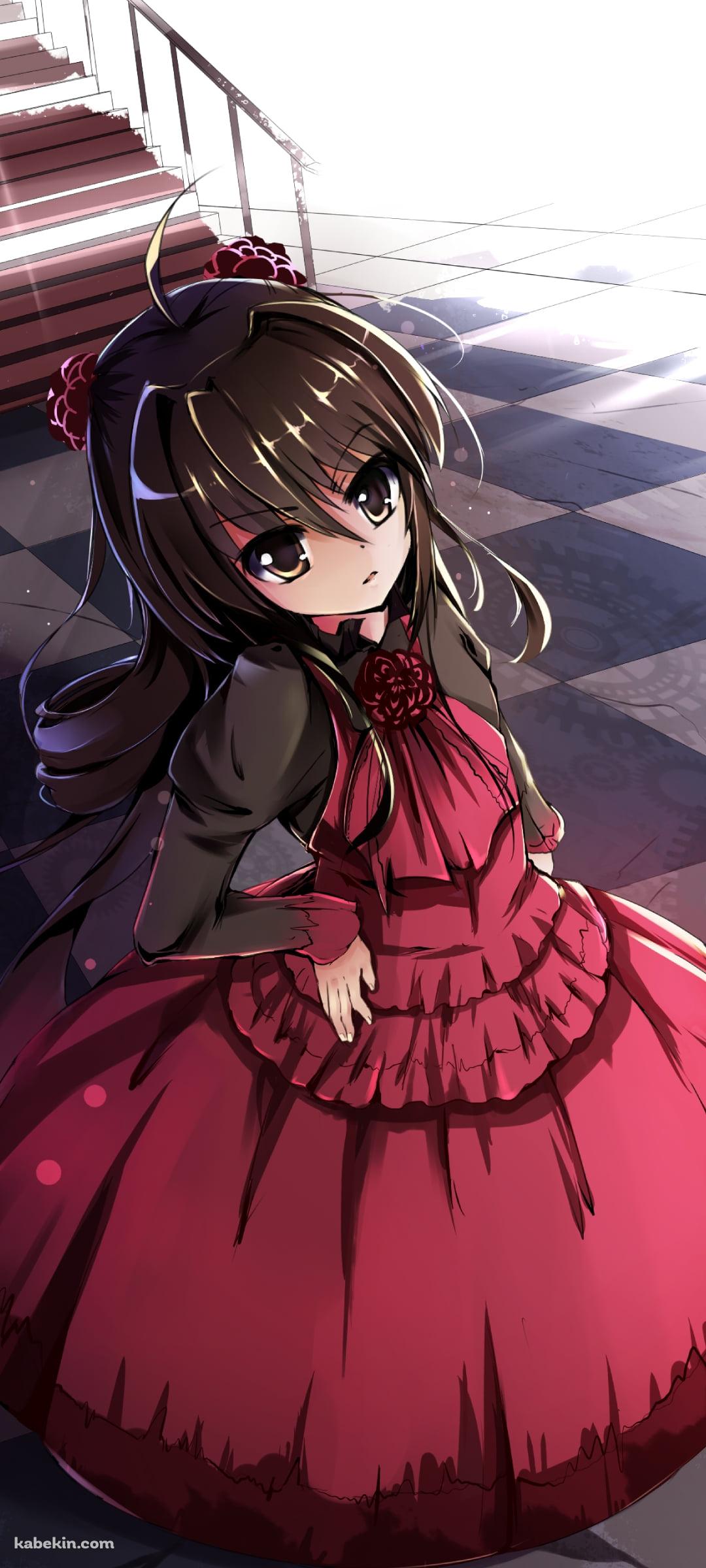 赤いドレスを着たシャナ / 灼眼のシャナのAndroidの壁紙(1080px x 2400px) スマホ用