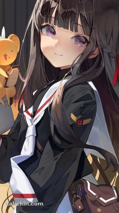 ビデオカメラを持つ可愛い大道寺知世 / ケロちゃん / カードキャプターさくらのAndroidの壁紙(480px x 854px) スマホ用