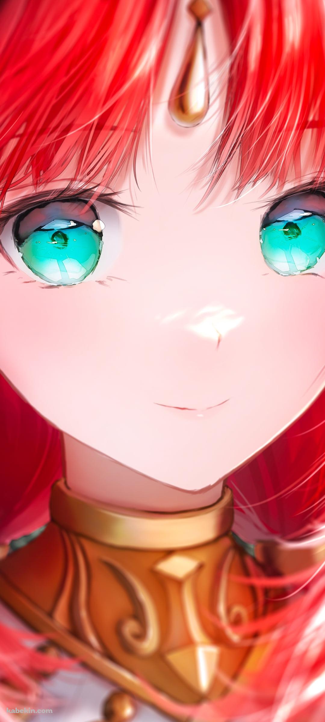 微笑むニィロウ / 顔のアップ / 原神のAndroidの壁紙(1080px x 2400px) スマホ用