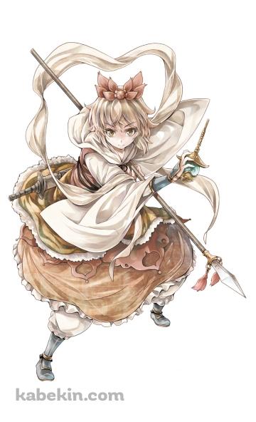 武器をかまえる寅丸星 / 東方のAndroidの壁紙(360px x 592px) スマホ用