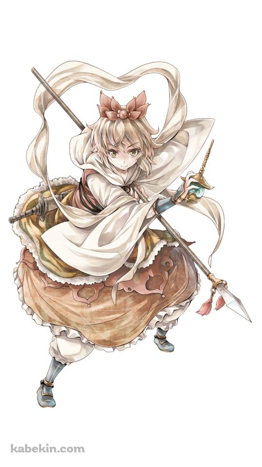 武器をかまえる寅丸星 / 東方のAndroidの壁紙(540px x 960px) スマホ用