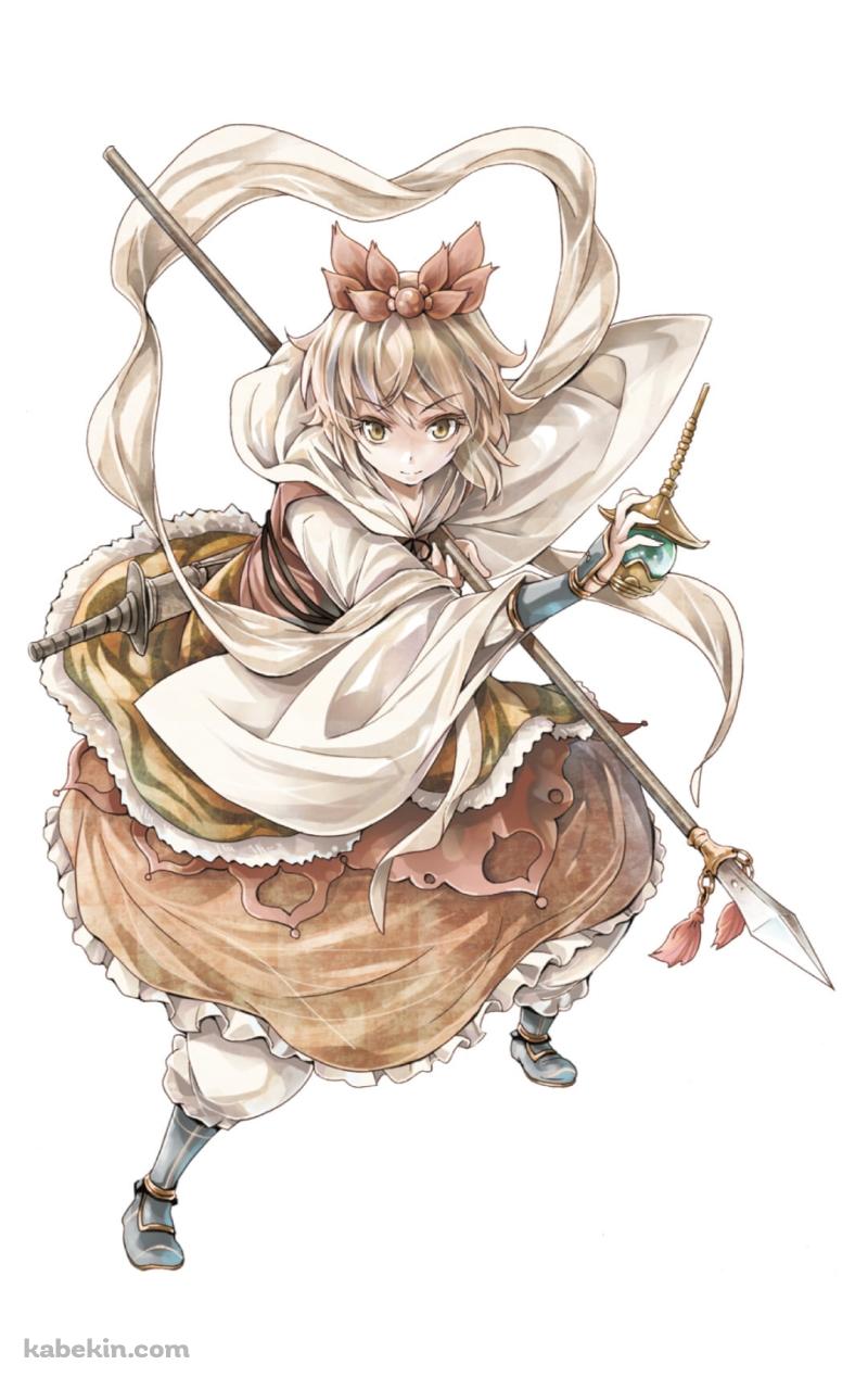 武器をかまえる寅丸星 / 東方のAndroidの壁紙(800px x 1280px) スマホ用