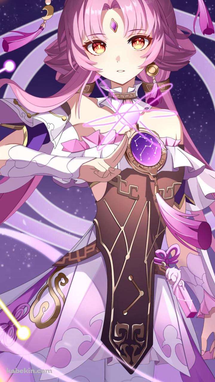 宇宙で魔法を詠唱する符玄 / 崩壊:スターレイルのAndroidの壁紙(720px x 1280px) スマホ用