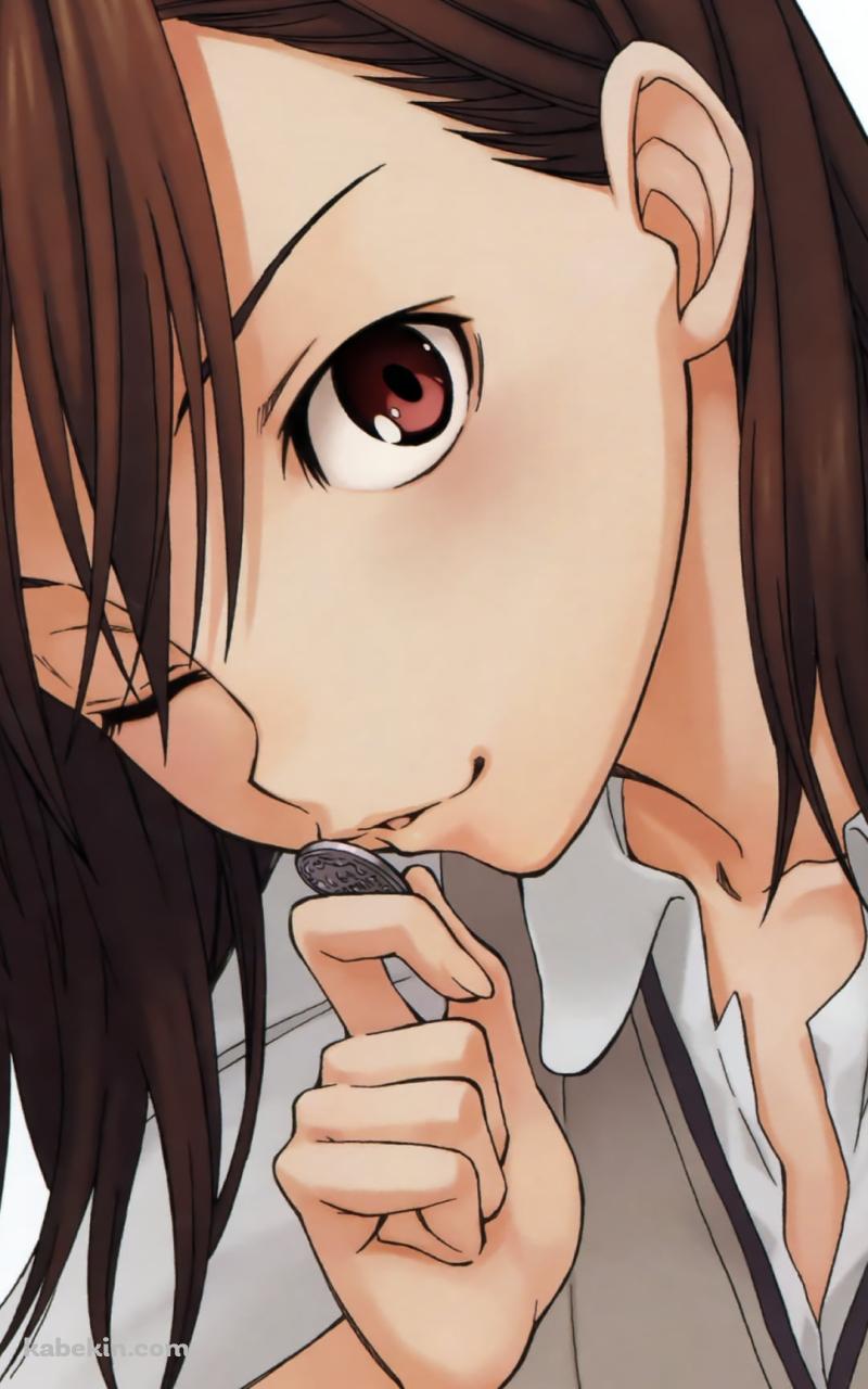 コインを持ち目標を定める御坂美琴 / とある科学の超電磁砲のAndroidの壁紙(800px x 1280px) スマホ用