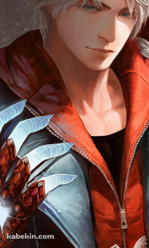 右手をかざすネロ / デビル メイ クライのAndroidの壁紙(480px x 800px) スマホ用