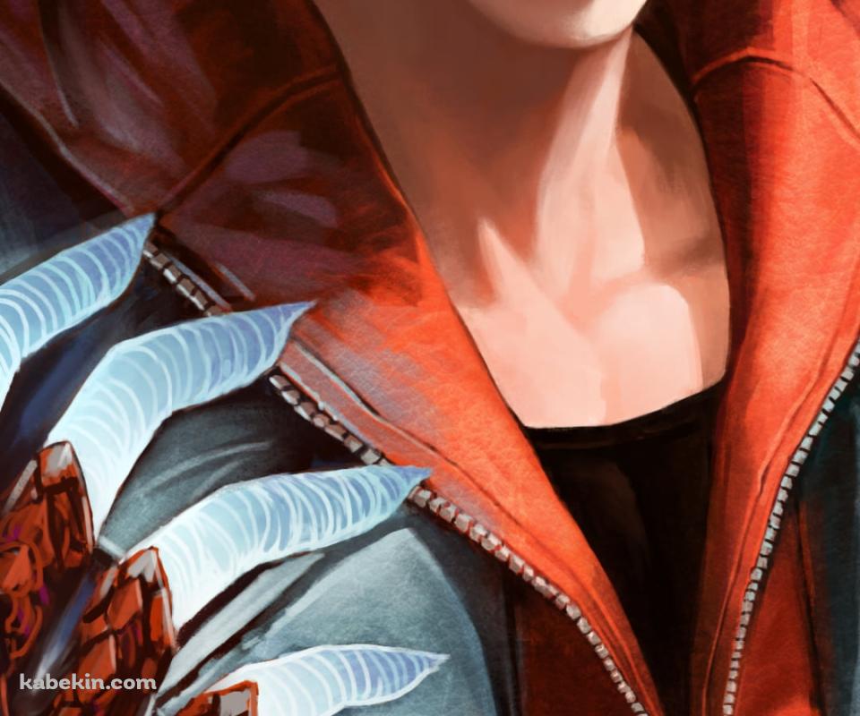 右手をかざすネロ / デビル メイ クライのAndroidの壁紙(960px x 800px) スマホ用