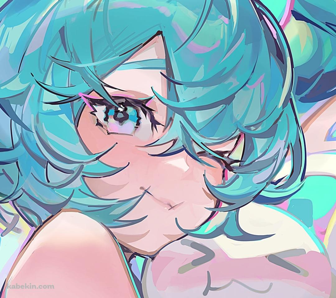 シナモロールを抱くシナミク / 初音ミク / サンリオ / ボカロのAndroidの壁紙(1080px x 960px) スマホ用