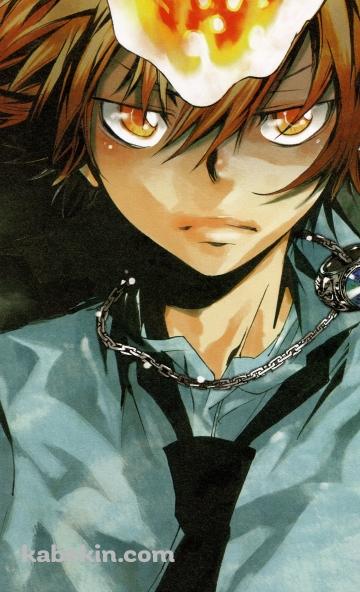 鋭い眼光の沢田綱吉 / 家庭教師ヒットマンREBORN!のAndroidの壁紙(360px x 592px) スマホ用