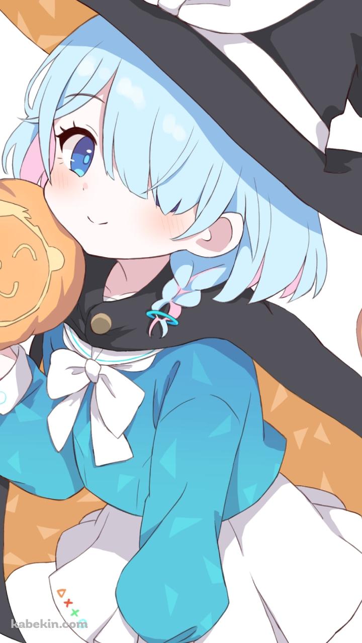 ハロウィンコスのアロナ / パンプキン / 先生 / ブルアカのAndroidの壁紙(720px x 1280px) スマホ用