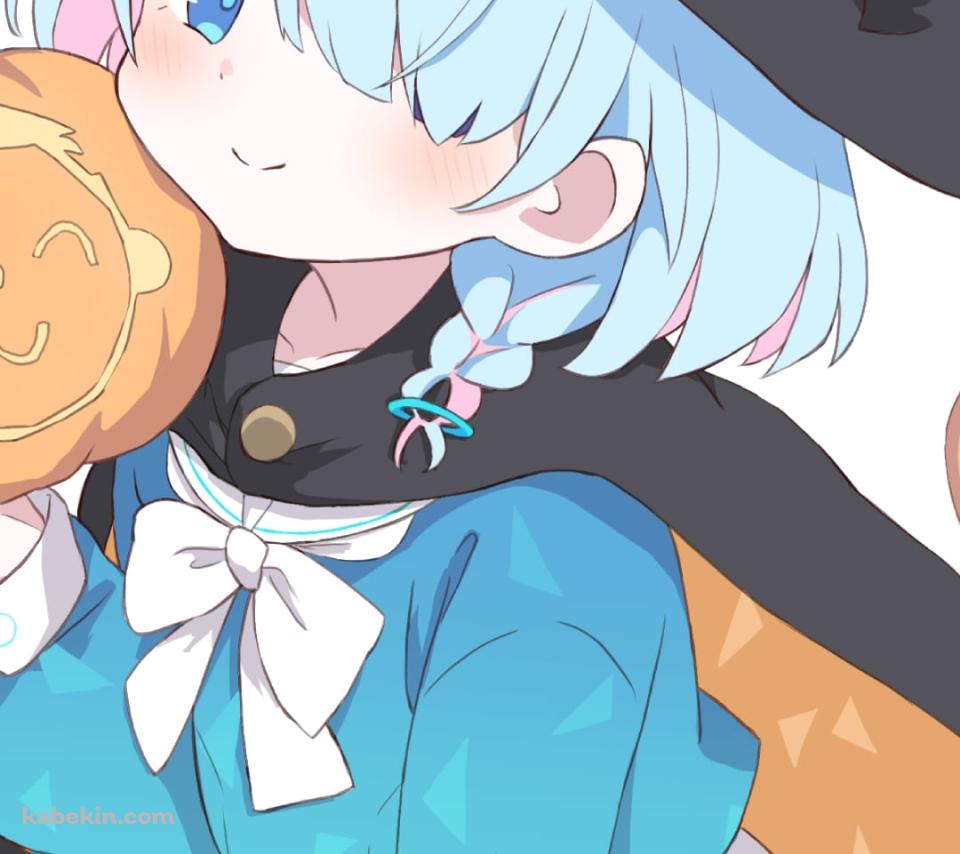 ハロウィンコスのアロナ / パンプキン / 先生 / ブルアカのAndroidの壁紙(960px x 854px) スマホ用