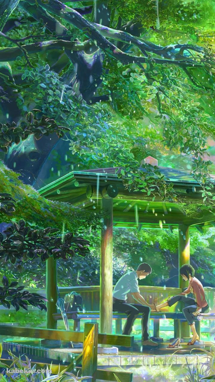 言の葉の庭 / Garden Of WordsのAndroidの壁紙(720px x 1280px) スマホ用