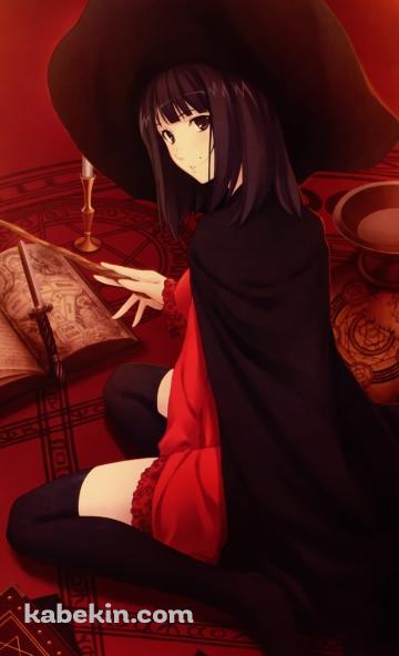 魔導書を読む七月 紅緒 / クロウカシスのAndroidの壁紙(360px x 592px) スマホ用