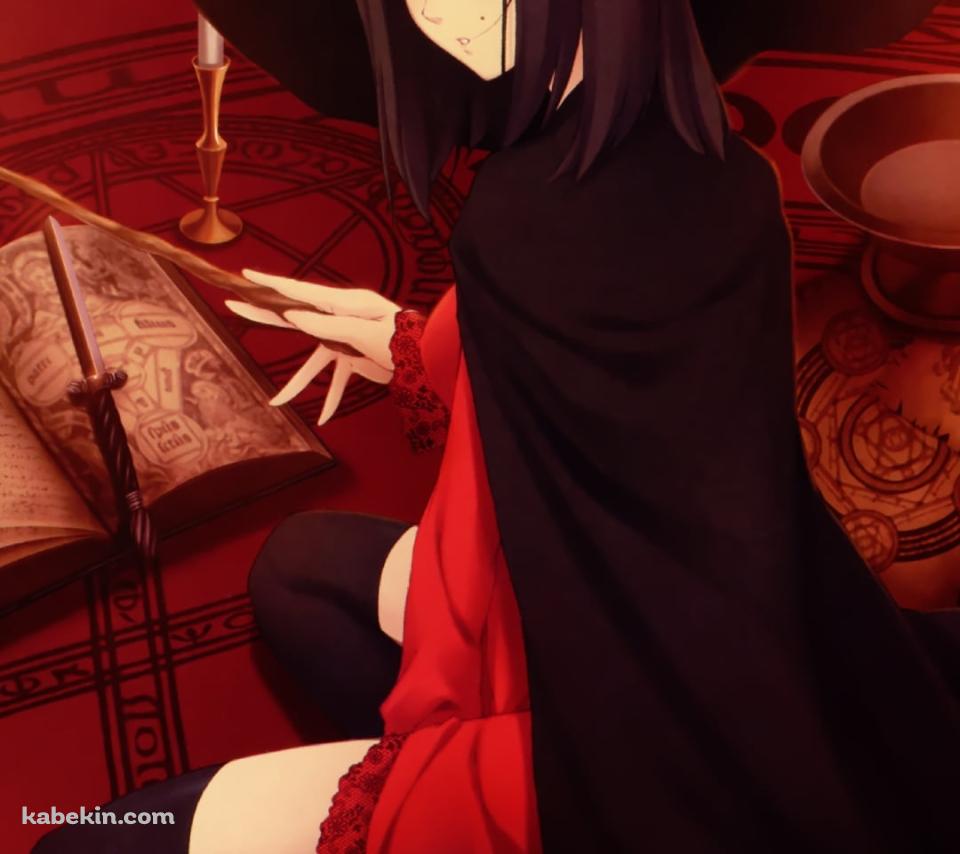 魔導書を読む七月 紅緒 / クロウカシスのAndroidの壁紙(960px x 854px) スマホ用