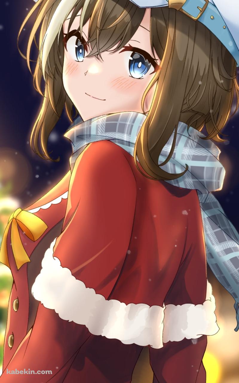 サンタコスをしたシュヴァルグラン / ウマ娘プリティーダービーのAndroidの壁紙(800px x 1280px) スマホ用