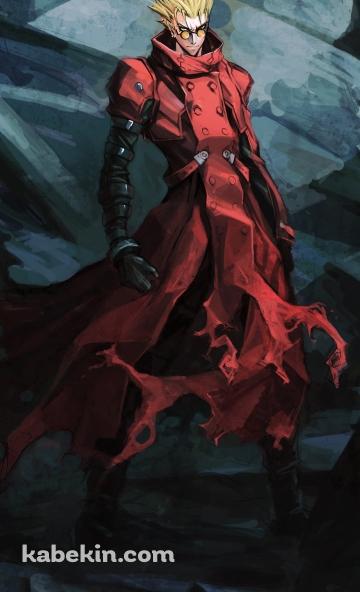 立ち尽くすかっこいいヴァッシュ・ザ・スタンピード / トライガンのAndroidの壁紙(360px x 592px) スマホ用