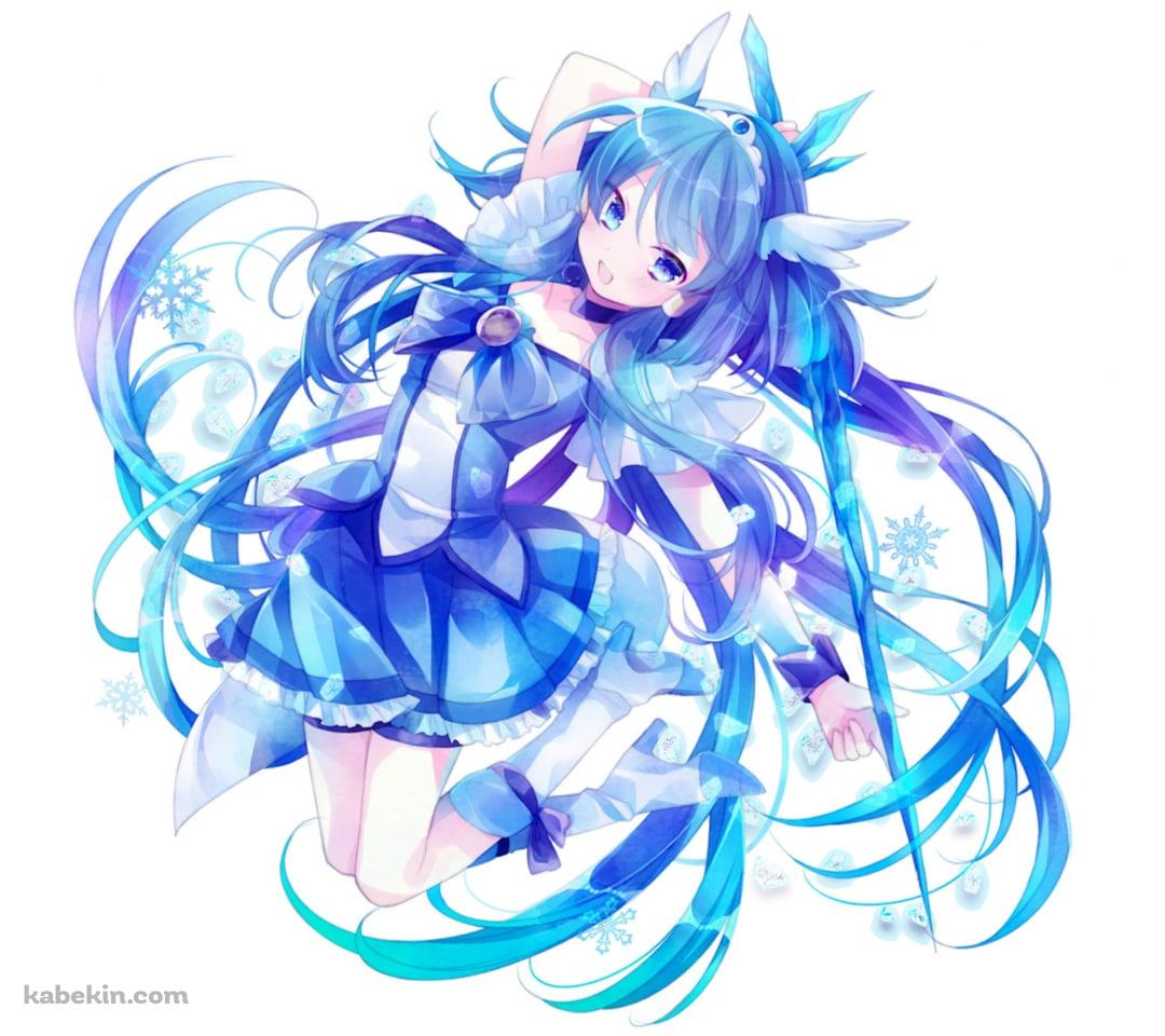 氷の剣を振るう青木れいか / キュアビューティ / スマイルプリキュア!のAndroidの壁紙(1080px x 960px) スマホ用