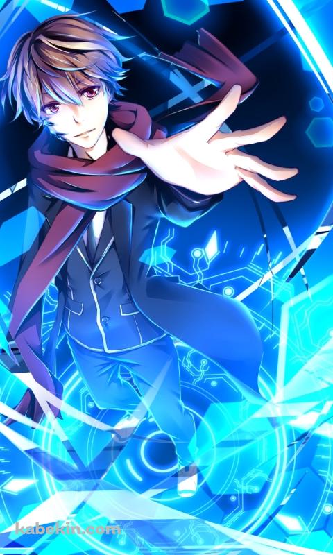 左手を伸ばす桜満 集 / ギルティクラウンのAndroidの壁紙(480px x 800px) スマホ用