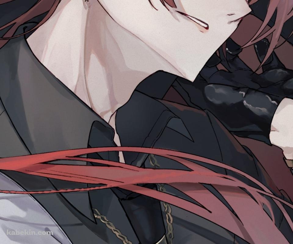 顔に手をあてる後家兼光 / 刀剣乱舞のAndroidの壁紙(960px x 800px) スマホ用