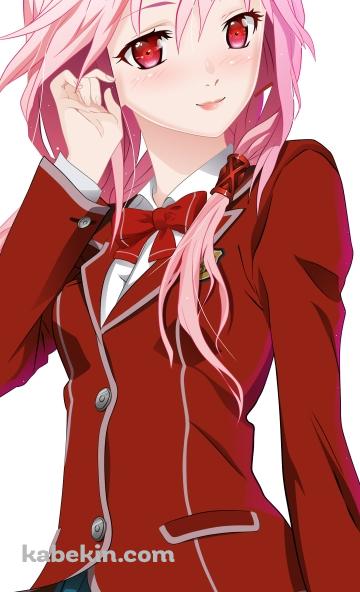 耳元に手をあてる楪いのり / ギルティクラウンのAndroidの壁紙(360px x 592px) スマホ用