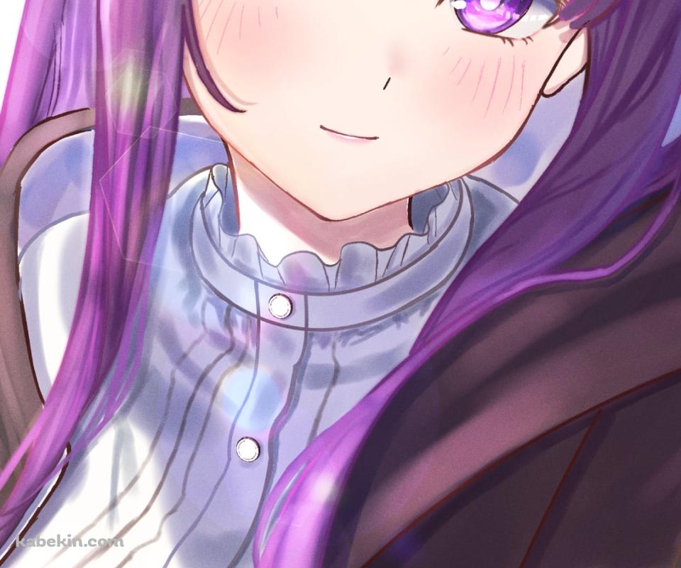 拳を握る可愛いフェルン / 葬送のフリーレンのAndroidの壁紙(960px x 800px) スマホ用