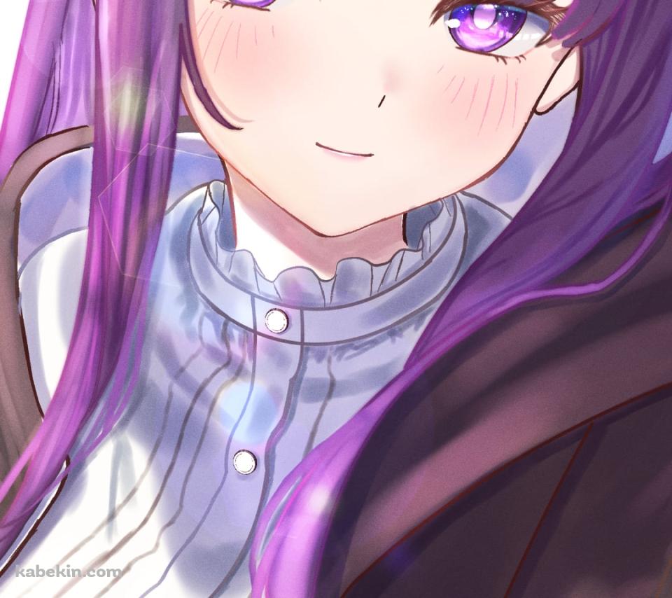 拳を握る可愛いフェルン / 葬送のフリーレンのAndroidの壁紙(960px x 854px) スマホ用