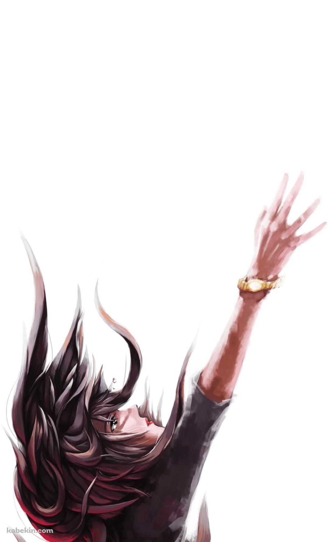 手をかざす三神怜子 / AnotherのAndroidの壁紙(1080px x 1776px) スマホ用